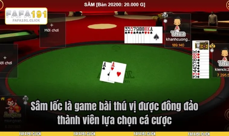 Sâm lốc là game bài thú vị được đông đảo thành viên lựa chọn cá cược