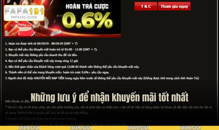 khuyen mai fafa191 3 Những lưu ý để nhận khuyến mãi tốt nhất